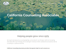 Tablet Screenshot of californiacounselingassoc.com